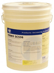 Master Fluid Solutions - Trim SC536, 5 Gal Pail Cutting & Grinding Fluid - Semisynthetic, For Drilling, Reaming, Tapping - Exact Tooling