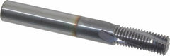 Vargus - 1/2-20, 3/4-20 to 1-20, 7/16-20 UNEF, UNF, 0.362" Cutting Diam, 3 Flute, Solid Carbide Helical Flute Thread Mill - Internal Thread, 7/8" LOC, 2-7/8" OAL, 3/8" Shank Diam - Exact Tooling