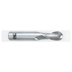 27/64" Dia. - 2-3/4" OAL - Carbide - Ball End HP End Mill-2 FL - Exact Tooling