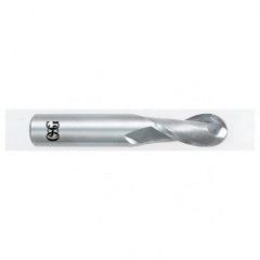 21/64" Dia. - 2-1/2" OAL - Carbide - Ball End HP End Mill-2 FL - Exact Tooling