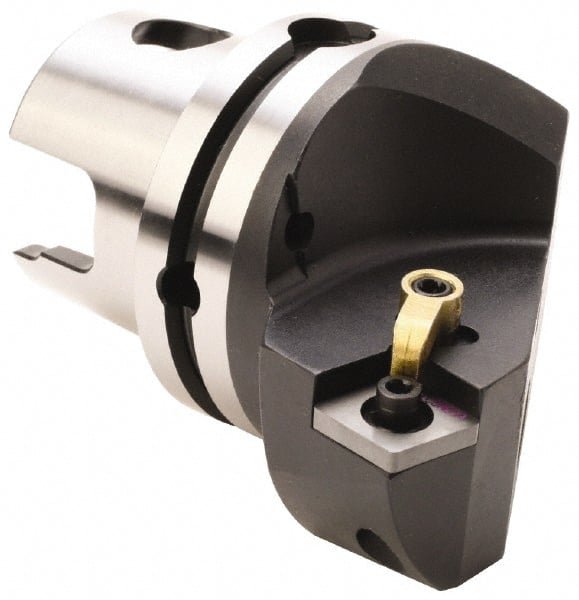 Kennametal - Left Hand Cut, Size KM80, CN.. Insert Compatiblity, Internal Modular Turning & Profiling Cutting Unit Head - 53mm Ctr to Cutting Edge, 70mm Head Length, Through Coolant, Series Kenloc - Exact Tooling