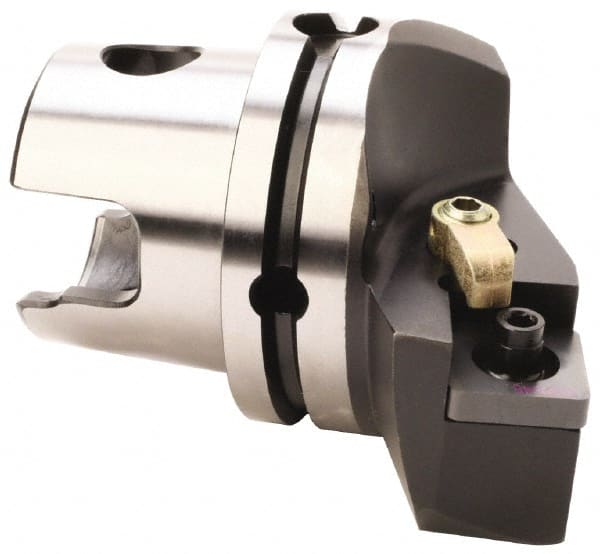 Kennametal - Right Hand Cut, Size KM80, SN.. Insert Compatiblity, External Modular Turning & Profiling Cutting Unit Head - 48mm Ctr to Cutting Edge, 70mm Head Length, Through Coolant, Series Kenloc - Exact Tooling