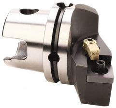 Kennametal - Left Hand Cut, Size KM80, SN.. Insert Compatiblity, External Modular Turning & Profiling Cutting Unit Head - 48mm Ctr to Cutting Edge, 70mm Head Length, Through Coolant, Series Kenloc - Exact Tooling