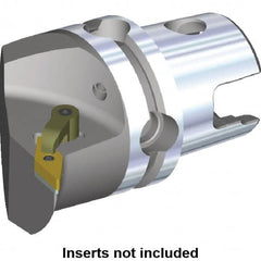 Kennametal - Right Hand Cut, Size KM63, VN.. Insert Compatiblity, Internal Modular Turning & Profiling Cutting Unit Head - 43mm Ctr to Cutting Edge, 60mm Head Length, Through Coolant, Series Kenloc - Exact Tooling