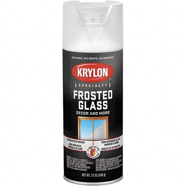 Krylon - Frosted Glass (Color), Frosted, Glass Frosting Spray Paint - 12 oz Container - Exact Tooling