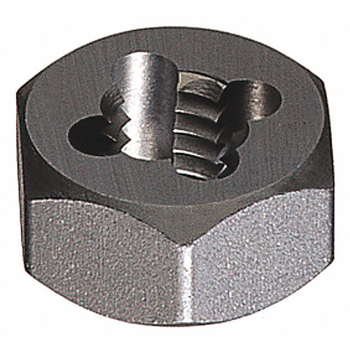M8x1.25 377 Carbon Steel Hexagon Rethreading Die - Exact Tooling
