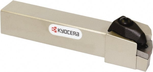 Kyocera - DWLN, Left Hand Cut, 95° Lead Angle, 3/4" Shank Height x 3/4" Shank Width, Negative Rake Indexable Turning Toolholder - 4-1/2" OAL, WN_G33, WN_M33 Insert Compatibility, Series DWLN - Exact Tooling