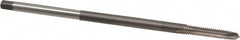 Kennametal - 1/4-20 UNC 2 Flute H3 Bright Finish High Speed Steel Spiral Point Extension Tap - Plug Chamfer, 6" OAL, 2B/3B Class of Fit - Exact Tooling