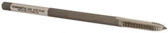 Kennametal - 5/16-18 UNC 2 Flute H3 Bright Finish High Speed Steel Spiral Point Extension Tap - Plug Chamfer, 6" OAL, 2B/3B Class of Fit - Exact Tooling