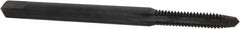 Kennametal - #4-40 UNC 2B/3B 3 Flute Oxide Finish High Speed Steel Straight Flute Standard Hand Tap - Plug, Right Hand Thread, 1-7/8" OAL, 9/16" Thread Length, H2 Limit, Oversize - Exact Tooling