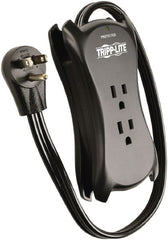 Tripp-Lite - 3 Outlets, 120 VAC15 Amps, 1.5' Cord, Power Outlet Strip - Floor, Keyhole Mount, 5-15 NEMA Configuration, 1.4" Strip - Exact Tooling