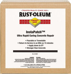 Rust-Oleum - 1 Gal Bottle Concrete Repair/Resurfacing - Gray, 230 Sq Ft Coverage, Polyethylene - Exact Tooling