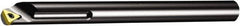 Sandvik Coromant - 9mm Min Bore Diam, 100mm OAL, 8mm Shank Diam, A..STUCR/L Indexable Boring Bar - TCEX 1.2(1.2)0R-F, TCEX 06 T1 00R-F Insert, Screw or Clamp Holding Method - Exact Tooling