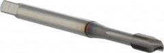 OSG - M4x0.50 Metric Fine, 3 Flute, TiCN Finish, Powdered Metal Spiral Point Tap - Plug Chamfer, Right Hand Thread, 63mm OAL, 8.2mm Thread Length, 0.168" Shank Diam, 6H Class of Fit, Series 16510 - Exact Tooling