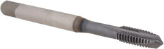 OSG - 5/16-18 UNC, 3 Flute, TiCN Finish, Powdered Metal Spiral Point Tap - Plug Chamfer, Right Hand Thread, 90mm OAL, 16.9mm Thread Length, 0.318" Shank Diam, 2B Class of Fit, Series 16515 - Exact Tooling