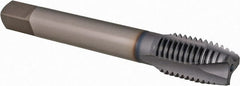 OSG - 3/4-10 UNC, 3 Flute, TiCN Finish, Powdered Metal Spiral Point Tap - Plug Chamfer, Right Hand Thread, 125mm OAL, 30.5mm Thread Length, 0.59" Shank Diam, 3B Class of Fit, Series 16515 - Exact Tooling