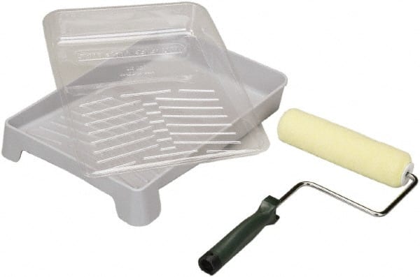 Ability One - Trim Paint Roller Kit - Includes Paint Tray, Roller Cover & Frame - Exact Tooling