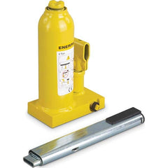 Enerpac - Manual Bottle, Screw, Ratchet & Hydraulic Jacks Type: Hydraulic Bottle Jack Load Capacity (Ton): 5 (Inch) - Exact Tooling