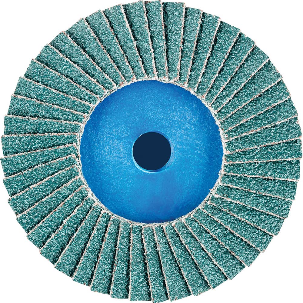 PFERD - Flap Discs; Abrasive Type: Coated ; Flap Disc Type: Compact ; Disc Diameter (Inch): 3 ; Abrasive Material: Zirconia Alumina ; Grit: 40 ; Attaching System: Quick Change Type CD - Exact Tooling