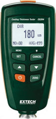 Extech - 19.69 to 49.21 mil Coating Thickness Gage - For Use with Ferrous/Nonferrous Bases - Exact Tooling