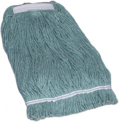 Ability One - 1-1/4" Large Blended Fiber Loop End Mop Head - 4 Ply, Side Loading Connection - Exact Tooling