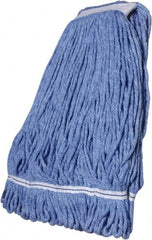 Ability One - 1-1/4" Large Blended Fiber Loop End Mop Head - 2 Ply, Clamp Jaw Connection - Exact Tooling