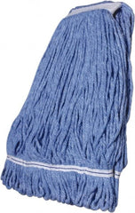 Ability One - 1-1/4" Medium Blended Fiber Loop End Mop Head - 2 Ply, Clamp Jaw Connection - Exact Tooling
