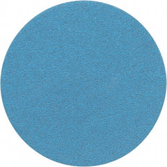 Porter-Cable - 6" Diam, 60 Grit Zirconia Alumina Adhesive PSA Disc - Medium Grade, Tan, C Weighted Backing, Flexible, 13,000 Max RPM - Exact Tooling
