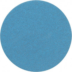 Porter-Cable - 5" Diam, 40 Grit Zirconia Alumina Adhesive PSA Disc - Coarse Grade, Tan, C Weighted Backing, Flexible, 13,000 Max RPM - Exact Tooling