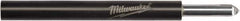 Milwaukee Tool - 1/4" Pin Diam, 2" Long Carbide-Tipped Pilot Drill - Compatible with Hole Cutters - Exact Tooling