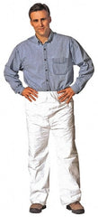 Dupont - Size M, Tyvek General Purpose Work Pants - 23-1/2 Inch Waist, 27-1/2 Inch Inseam, White - Exact Tooling