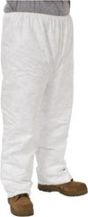 Dupont - Size XL, Tyvek General Purpose Work Pants - 25-1/2 Inch Waist, 28-3/4 Inch Inseam, White - Exact Tooling
