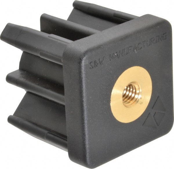 Gibraltar - 2" Tube, 3/8-16 Thread, 1,800 Lb Capacity, Square Tube End - 0.065" Tube Wall, 2" Square - Exact Tooling