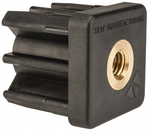 Gibraltar - 2" Tube, 1/2-13 Thread, 1,800 Lb Capacity, Square Tube End - 0.109/0.12" Tube Wall, 2" Square - Exact Tooling