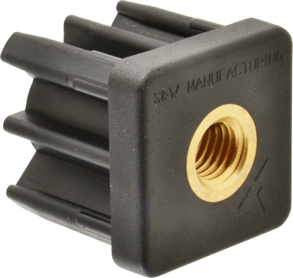 Gibraltar - 2" Tube, 5/8-11 Thread, 1,800 Lb Capacity, Square Tube End - 0.109/0.12" Tube Wall, 2" Square - Exact Tooling