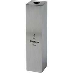 Mitutoyo - Gage Blocks & Spacers Type: Gage Block Size (Decimal Inch): 4.00000 - Exact Tooling