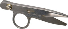 Heritage Cutlery - 1-3/8" LOC, 4-1/2" OAL Stainless Steel Standard Thread Clips - Right Hand, Metal Straight Handle, For Electrical - Exact Tooling
