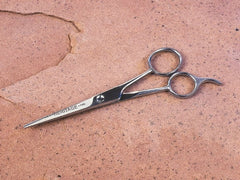 Heritage Cutlery - 1-7/8" LOC, 5-1/2" OAL Stainless Steel Standard Scissors - Right Hand, Metal Straight Handle, For Hair - Exact Tooling