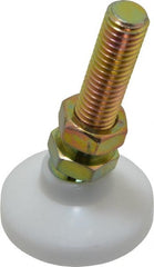 Gibraltar - 1/2-13 Bolt Thread, Studded Pivotal Stud Mount Leveling Pad & Mount - 700 Max Lb Capacity, 1-7/8" Base Diam - Exact Tooling