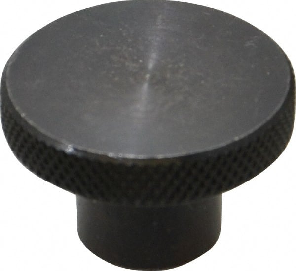 Gibraltar - 1-1/2" Head, Knurled Knob - Tapped, Steel - Exact Tooling