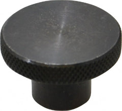 Gibraltar - 1-1/2" Head, Knurled Knob - Tapped, Steel - Exact Tooling
