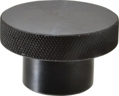 Gibraltar - 2-1/2" Head, Knurled Knob - Tapped, Steel - Exact Tooling