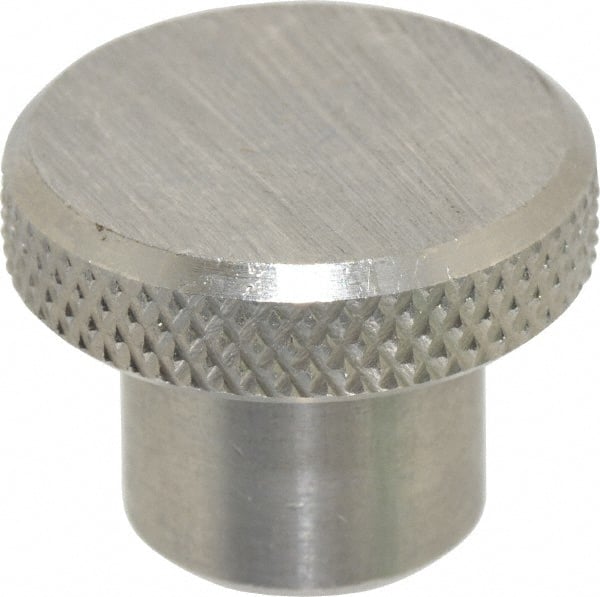 Gibraltar - 1" Head, Knurled Knob - Reamed, Stainless Steel - Exact Tooling