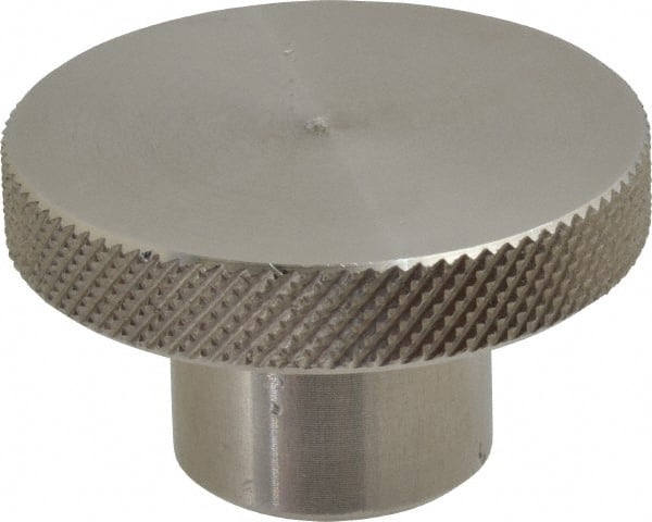 Gibraltar - 2" Head, Knurled Knob - Reamed, Stainless Steel - Exact Tooling