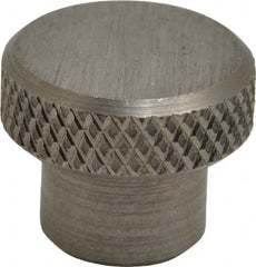 Gibraltar - 3/4" Head, Knurled Knob - Tapped, Stainless Steel - Exact Tooling