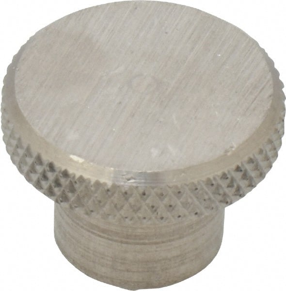Gibraltar - 1" Head, Knurled Knob - Tapped, Stainless Steel - Exact Tooling