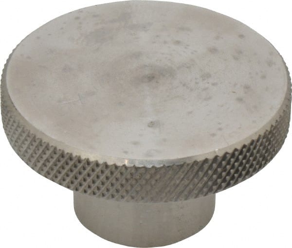Gibraltar - 2" Head, Knurled Knob - Tapped, Stainless Steel - Exact Tooling