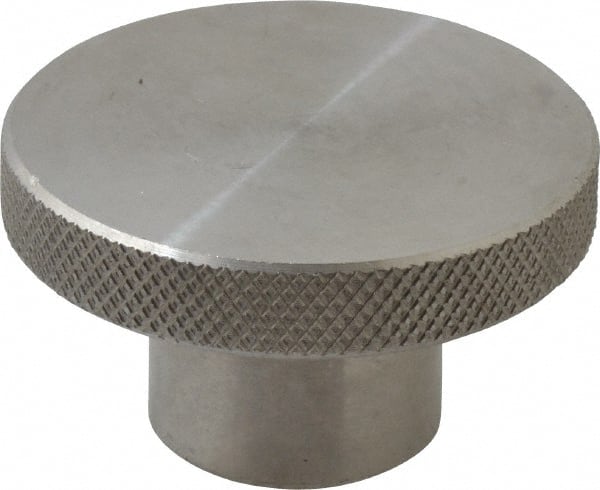 Gibraltar - 2" Head, Knurled Knob - Tapped, Stainless Steel - Exact Tooling