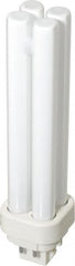 Philips - 18 Watt Fluorescent Commercial/Industrial 4 Pin Lamp - 3,500°K Color Temp, 1,250 Lumens, PLC, 12,000 hr Avg Life - Exact Tooling