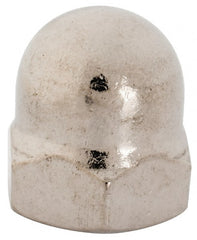 Value Collection - 3/4-10" UNC, 1-1/16" Width Across Flats, Uncoated, Stainless Steel Acorn Nut - 1-3/16" Overall Height, Grade 18-8 - Exact Tooling